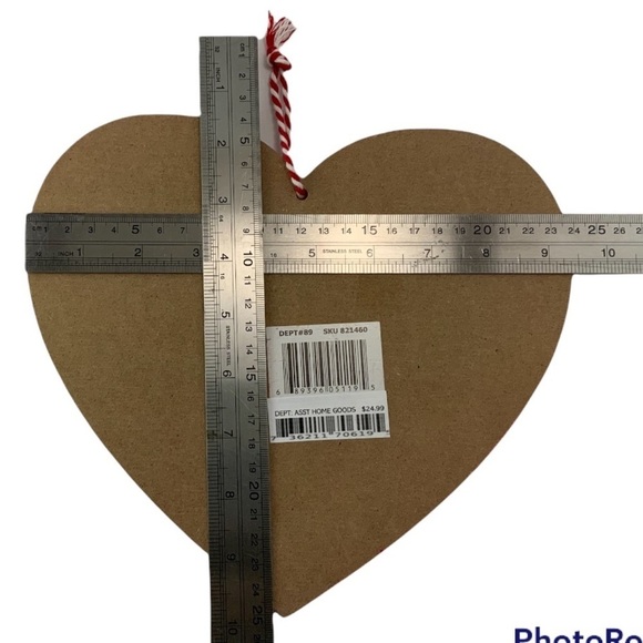 Valentines Wall Hanging YOU ARE SO LOVED Double Layer Heart Wood Plaque 10”X9.6” - Picture 2 of 4